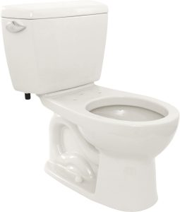 Toilet: TOTO CST743SD#01 Drake Round Toilet